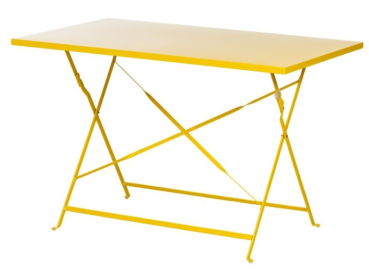 Preview: Creative Living Tisch-Set Bloom 5-teilig Gelb